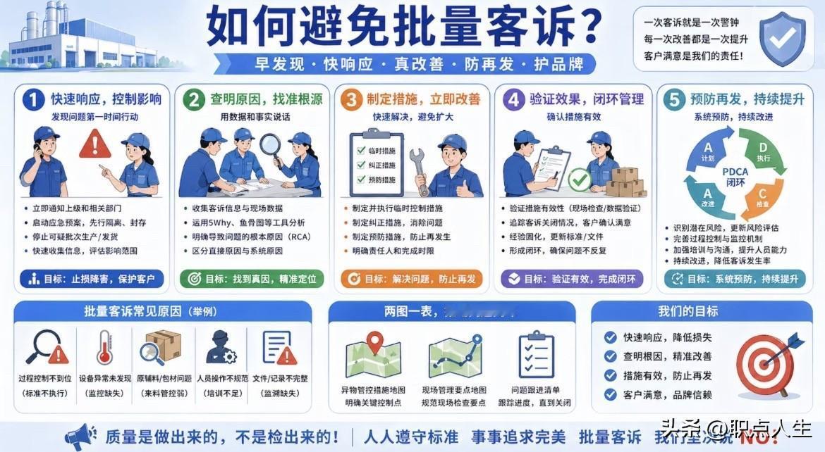 如何避免批量客诉？