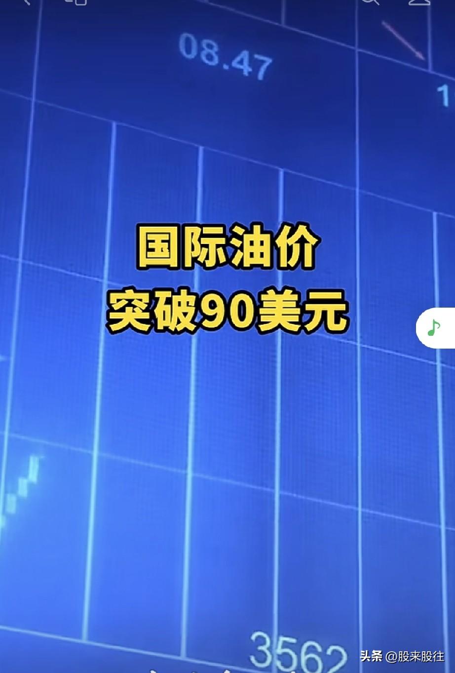芭比Q了吗？
美油突破90美元，100元还远吗？
这对于全球市场来说不是好消息？
