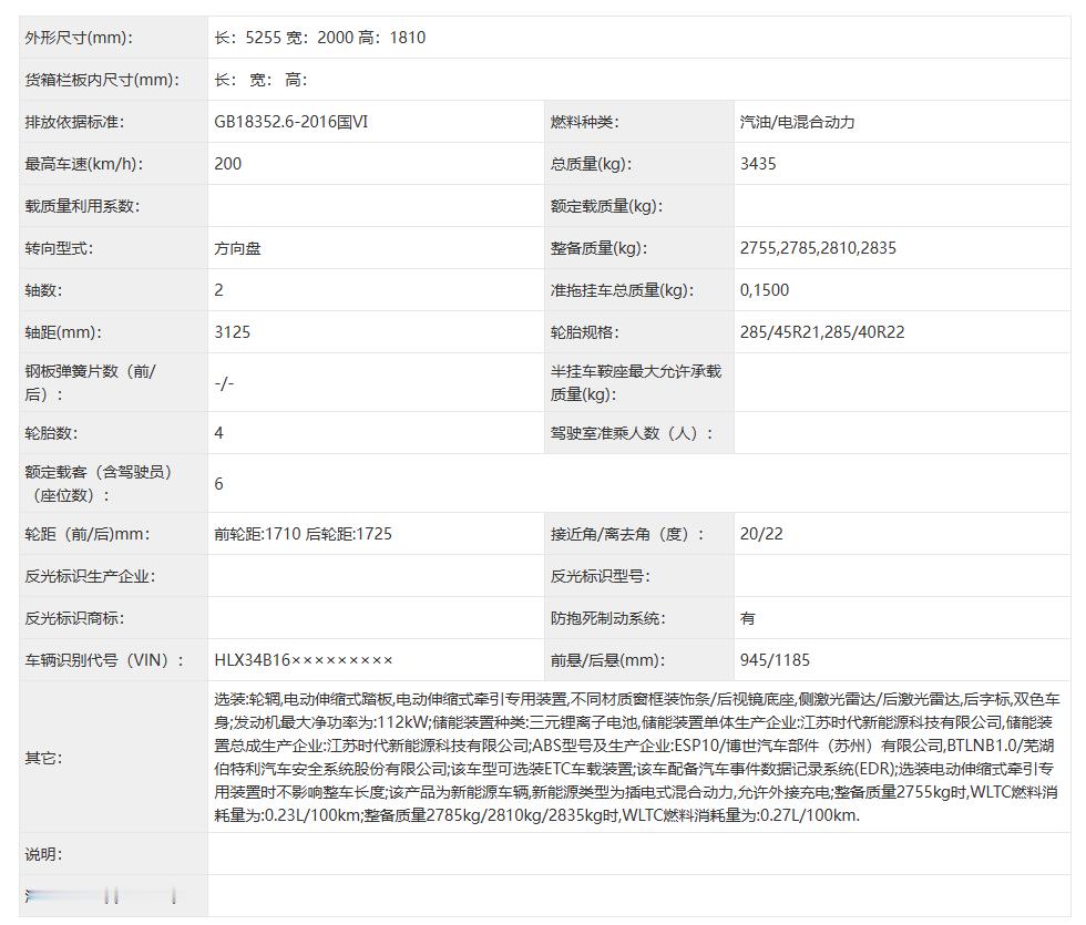 理想L9 Livis完成申报，定价55.98万，车身尺寸5255/2000/18