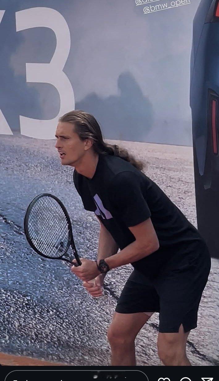 兹维列夫的头发已经这么长了网球talking大会ATP