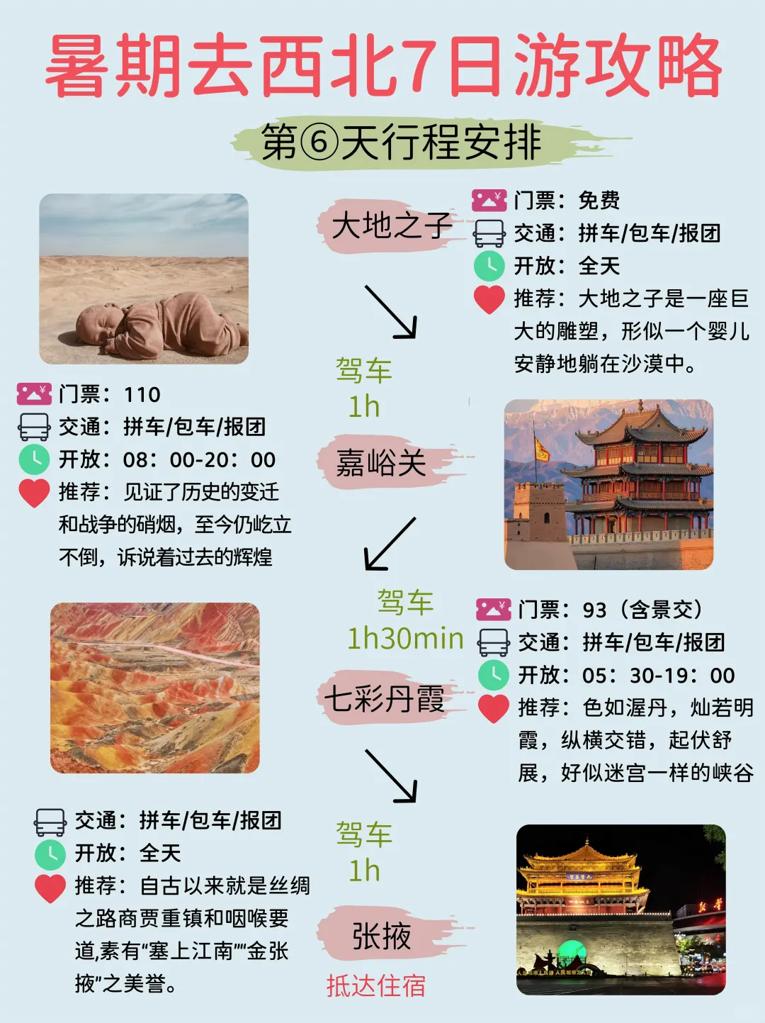 暑期必备！超详细青海 甘肃 敦煌七日游攻略