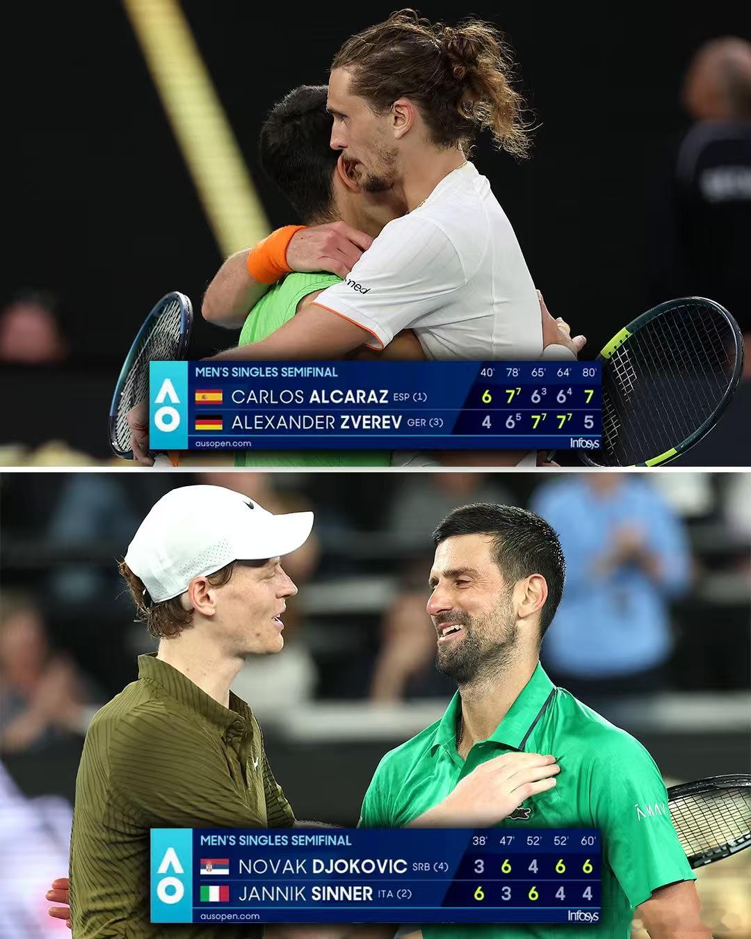 早上好！问一下，有没有昨晚激动的一宿没睡现在还醒着的？德约科维奇3比2辛纳德约科