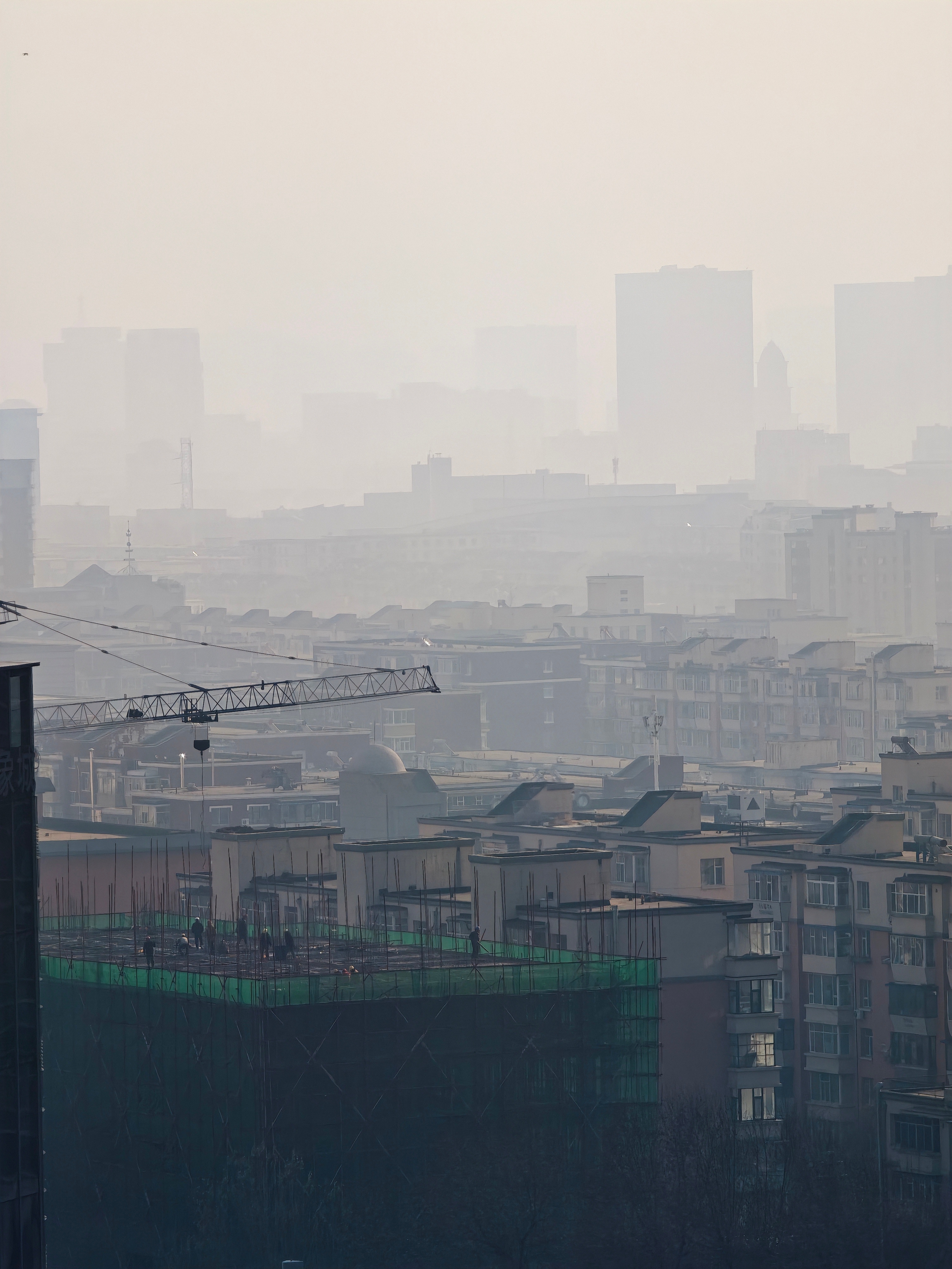 好久没见过如此浓郁的霾了！  ​​​