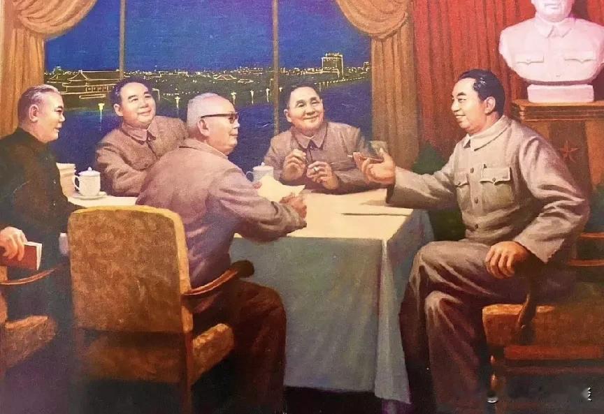 70年代年画：为了我们的明天更美好。

东兴，剑英，小平,国峰


广西人民出版