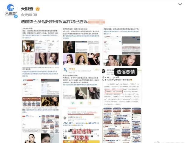 迪丽热巴维权胜诉！网络侵权零容忍，正义终得伸张

2025年2月21日，迪丽热巴