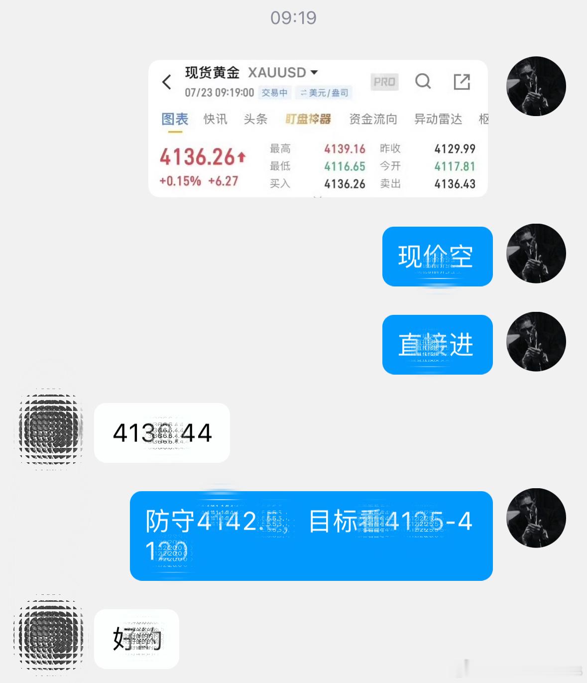 黄金成功斩获日内首胜，在4136高位布局空，南下至4125落袋，拿捏超10点空间