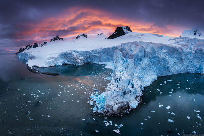 南极。 | 📷摄影师：Daniel Kordan ​ ​​​