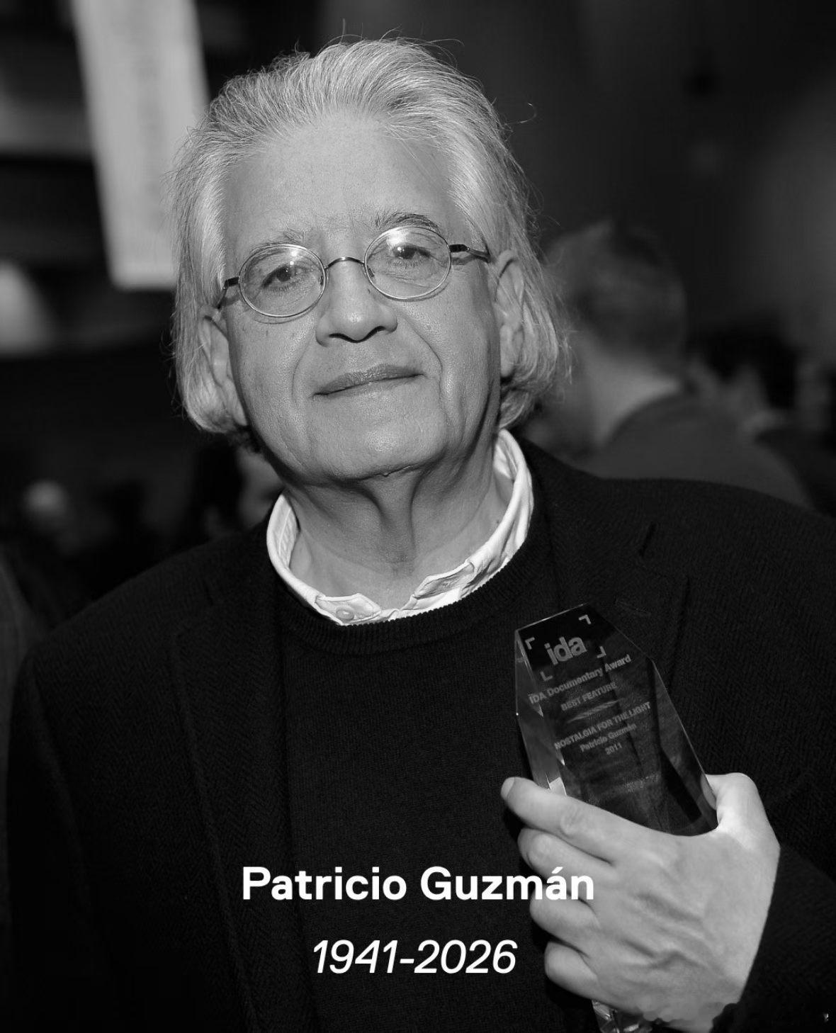 智利纪录片大师帕特里西奥·古兹曼Patricio Guzmán去世，享年85岁?