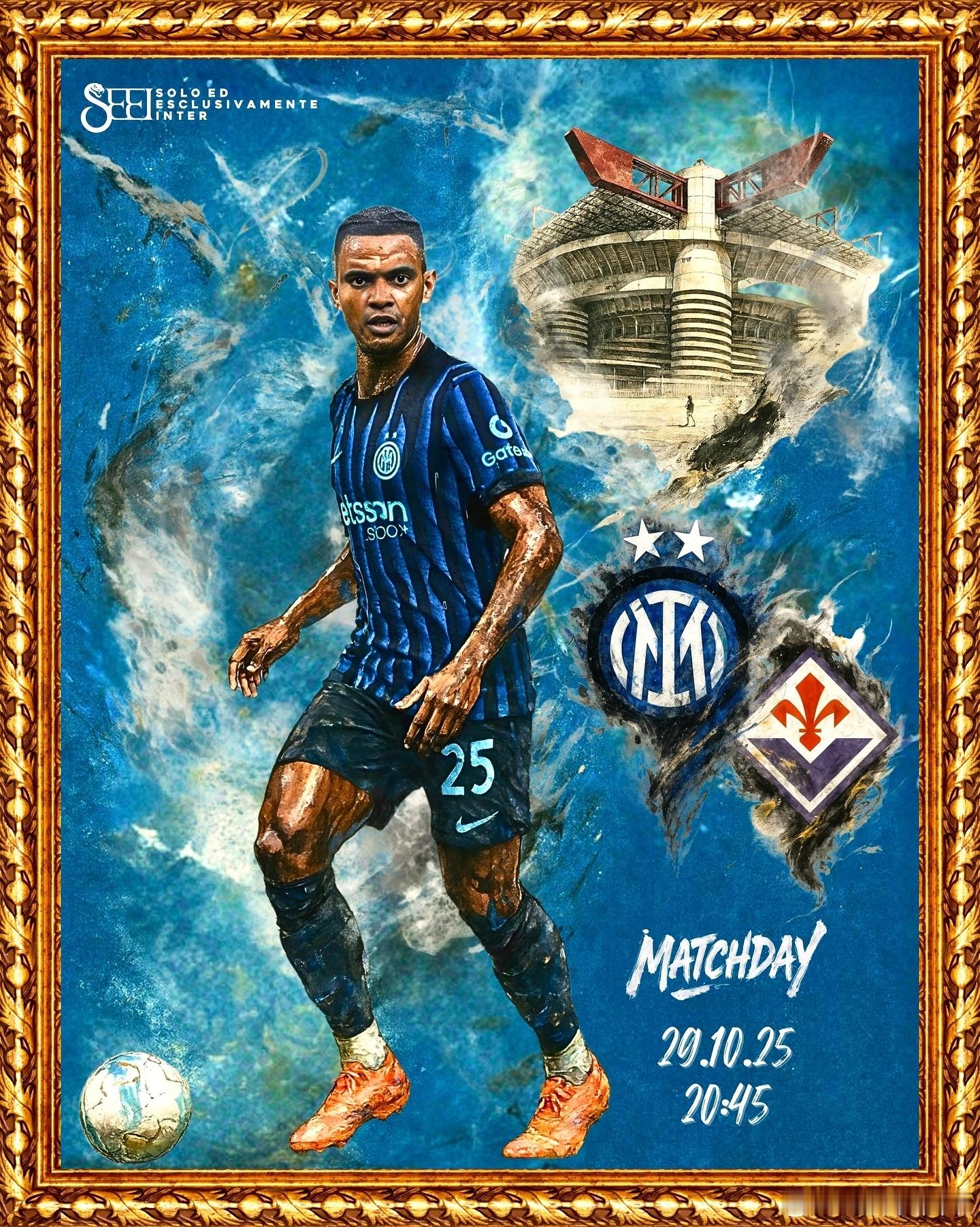 比赛日信息：国际米兰vs佛罗伦萨比赛时间：明天凌晨三点四十五分比赛直播：咪咕视频