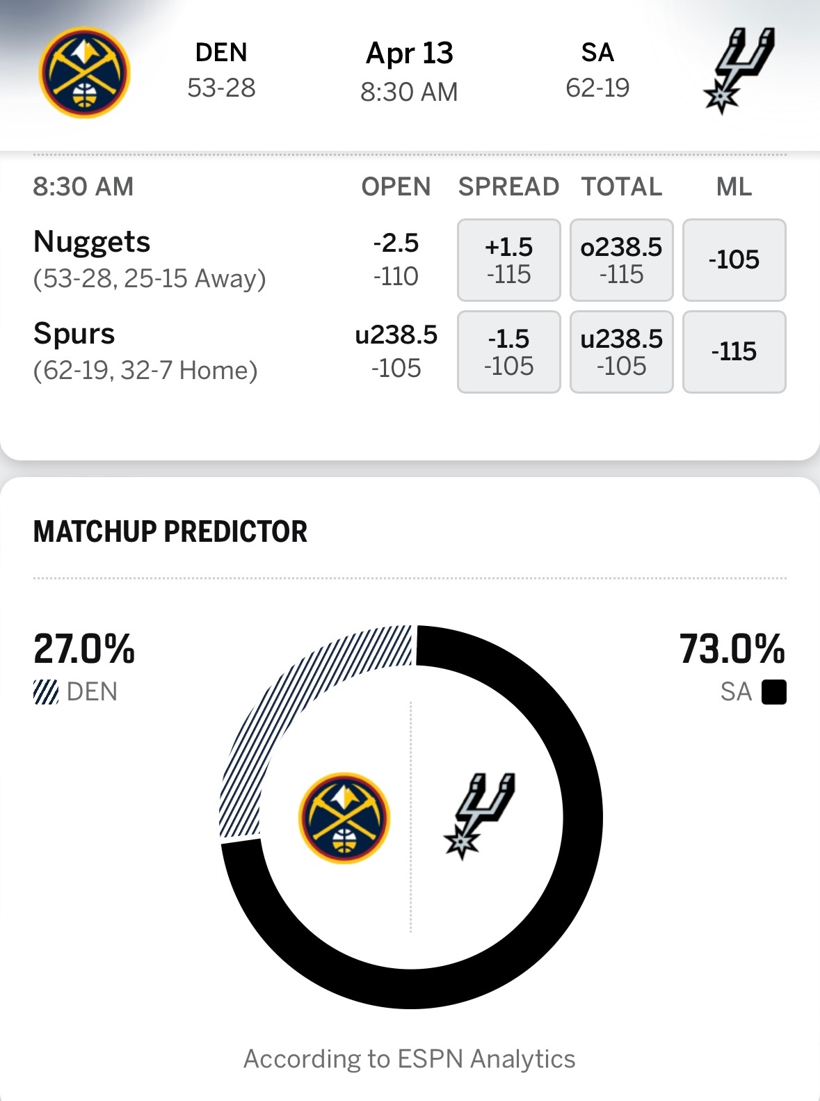 收官之战有点意思，两场比赛的进行时间还是相同的，可能需要边打边看隔壁的情况。如果