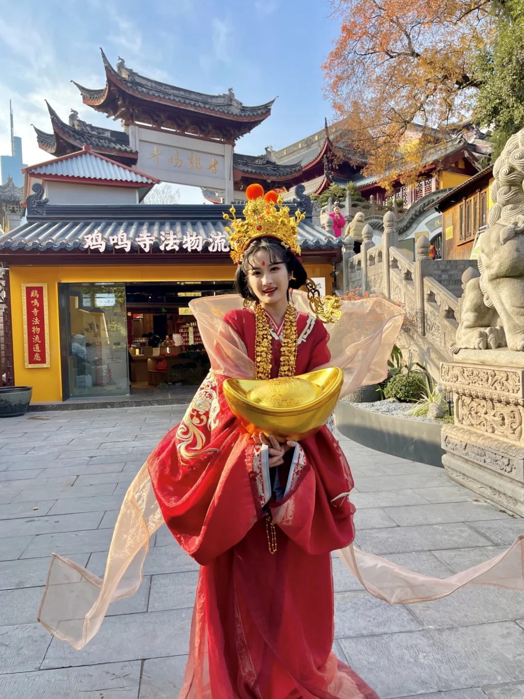 不是…谁能解释下鸡鸣寺偶遇财神这个现象…