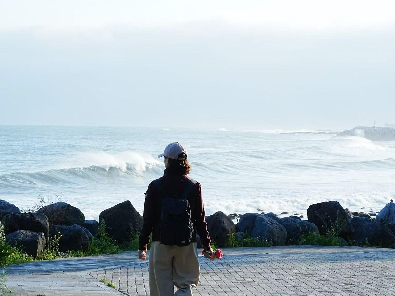 济州牛岛，独特的地理环境，风大浪急，给人带来不一样体验，让人流连难忘。