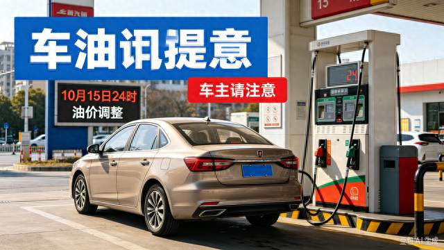 标题：定了！油价10月15日24时调整，车主提前做好加油规划