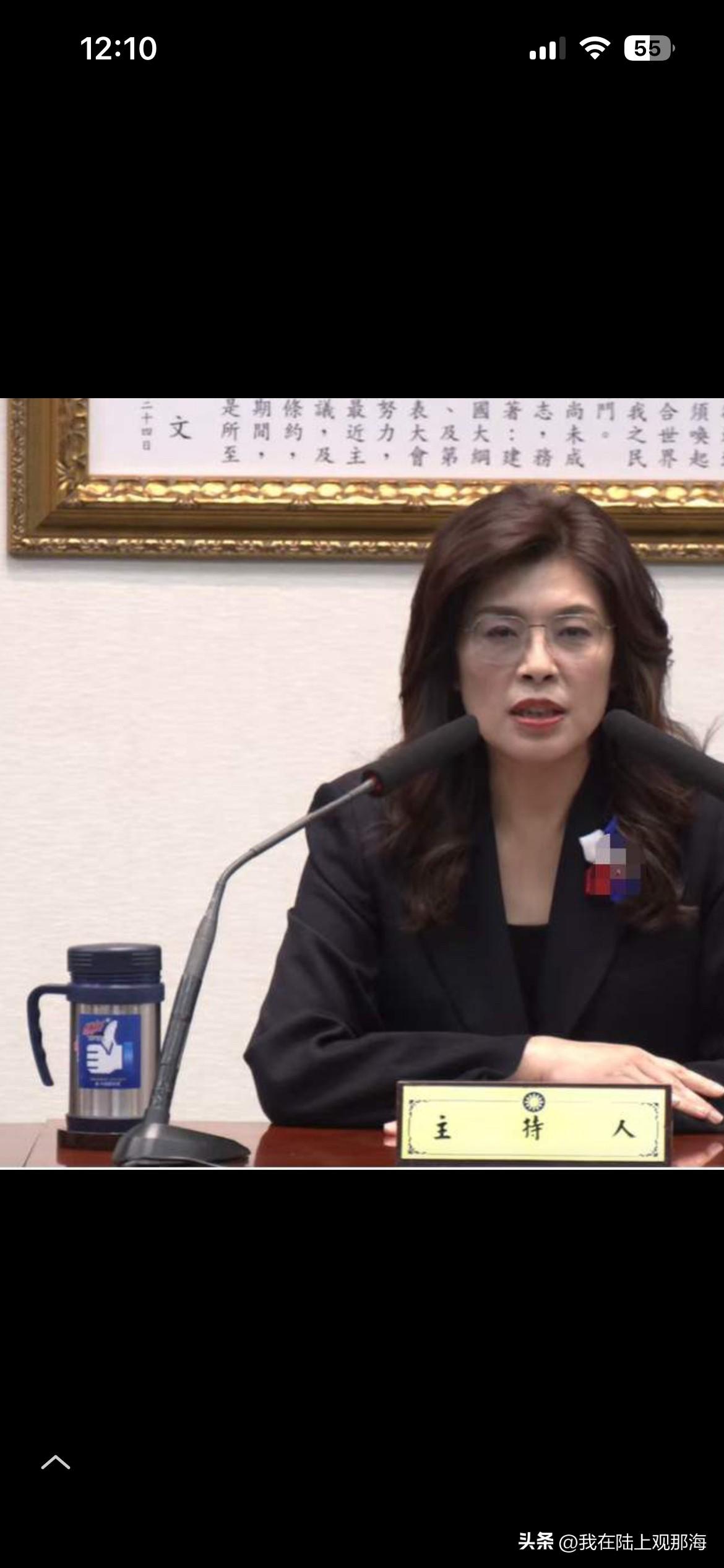 郑丽文访美之际
萧旭岑谈其统一主张
就在郑丽文访美之际，副主席萧旭岑在电视节目专