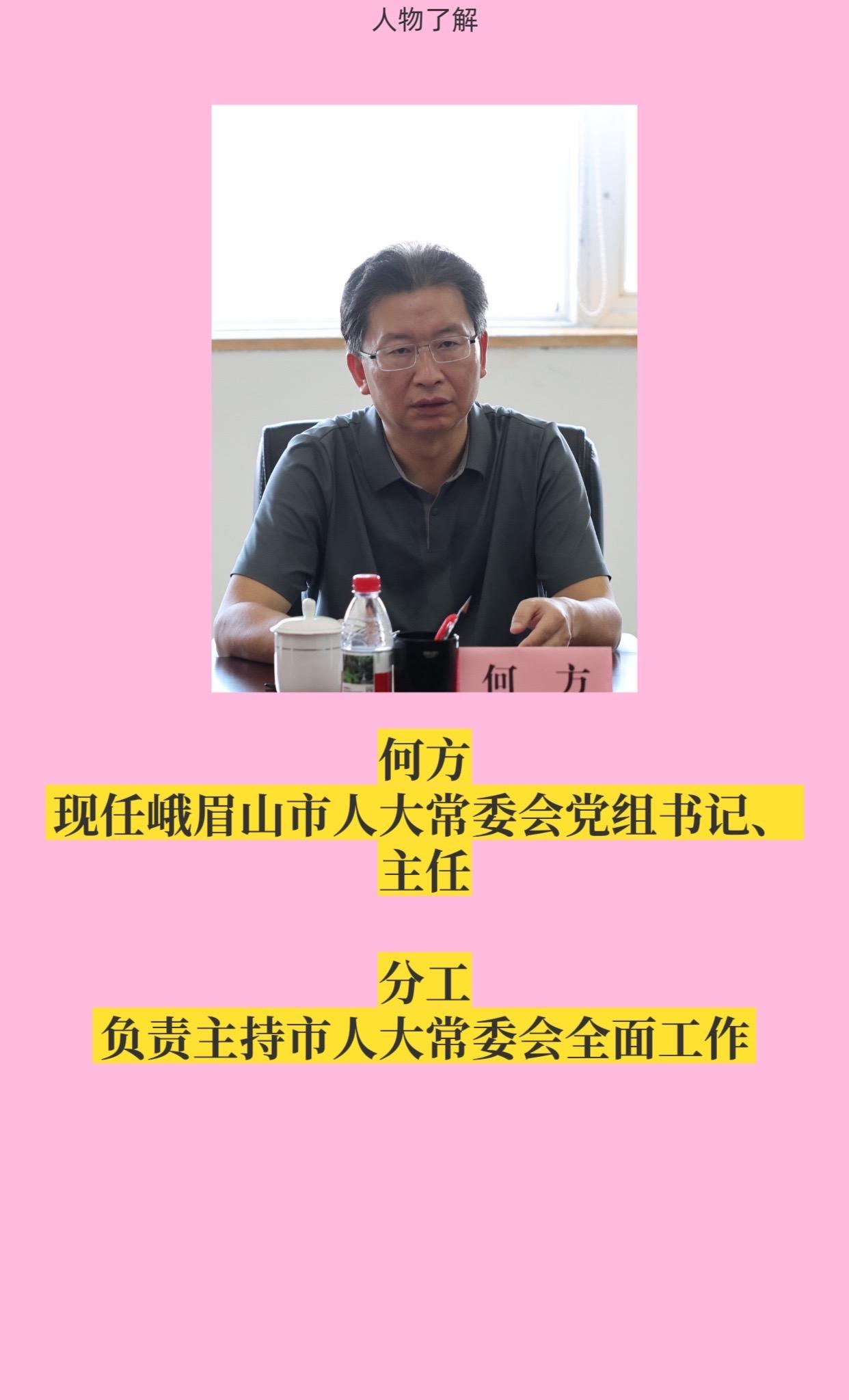 四川峨眉山四套班子领导。