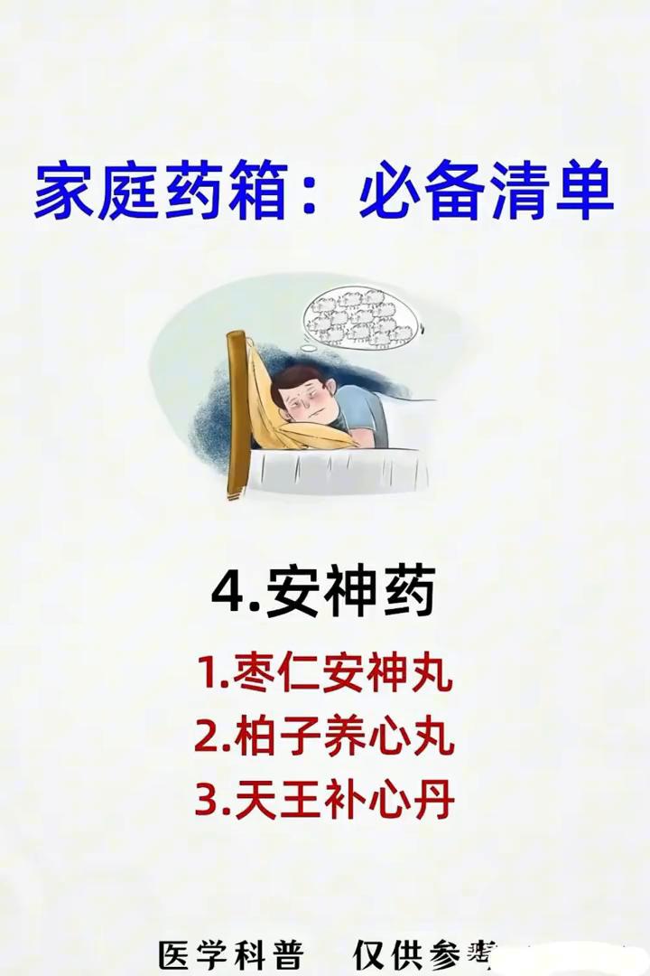 家庭药箱：必备清单。
·1.感冒药：1.银翘片(维C银翘片)；2.双黄连口服液；