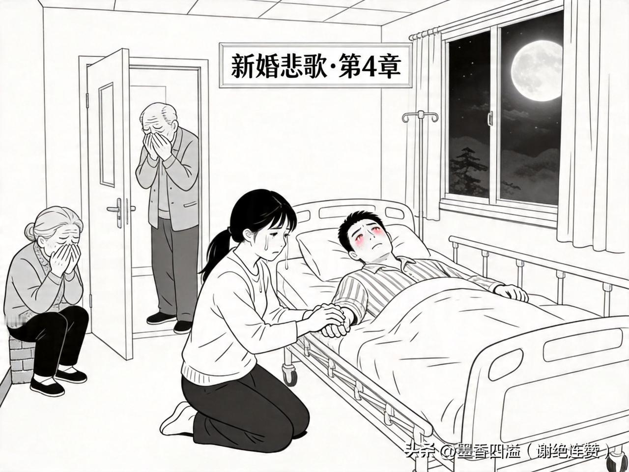 乡土小说：新婚悲歌（上卷）4

第4章：砸锅卖铁也得治



那天晚上，俺们一家