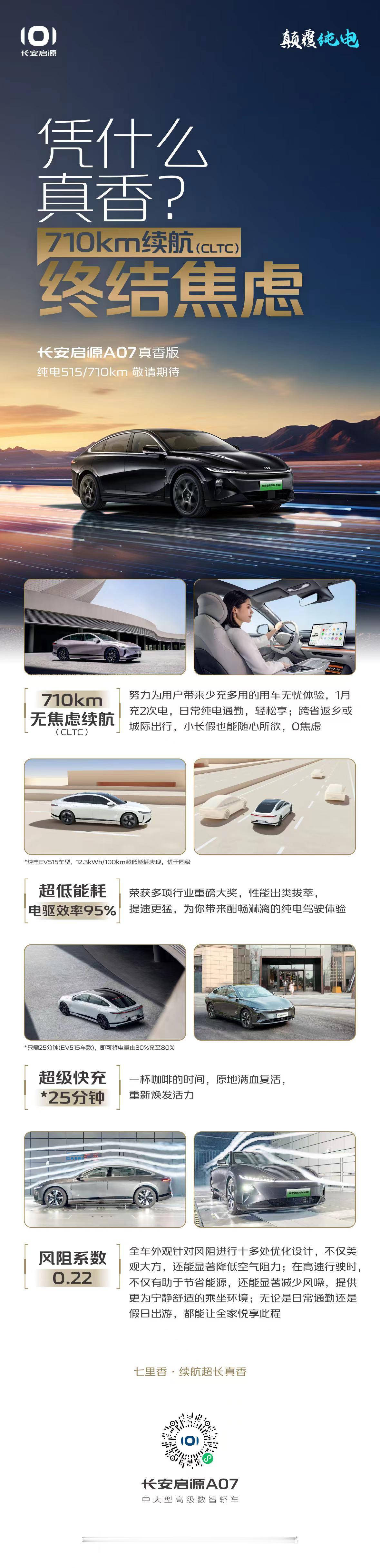 #可以买贵的但是不能买贵了# 幸福生活就从此时此刻开始。长安启源A07车身内配置
