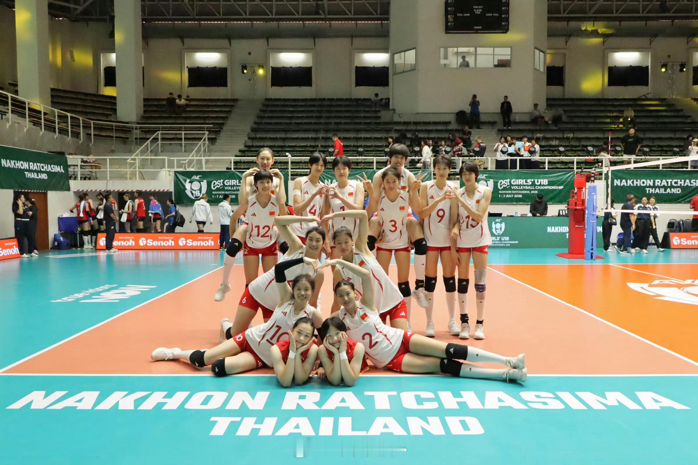 2026亚洲U18女排锦标赛U18女排亚锦赛决赛：中国🇨🇳队3-0横扫韩国?