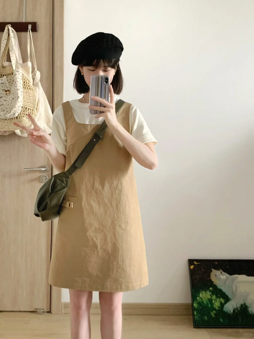 ☁️找了很久的背带裙！我爱的复古日系感～