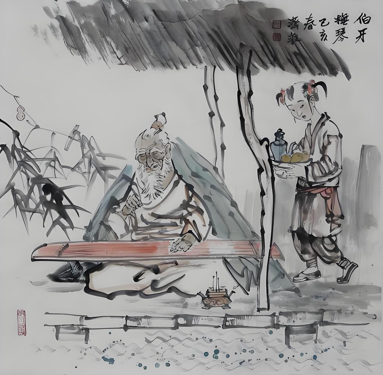 上联：伯牙妙曲谁人懂
下联：[玫瑰]

网络图片/诚谢侵删