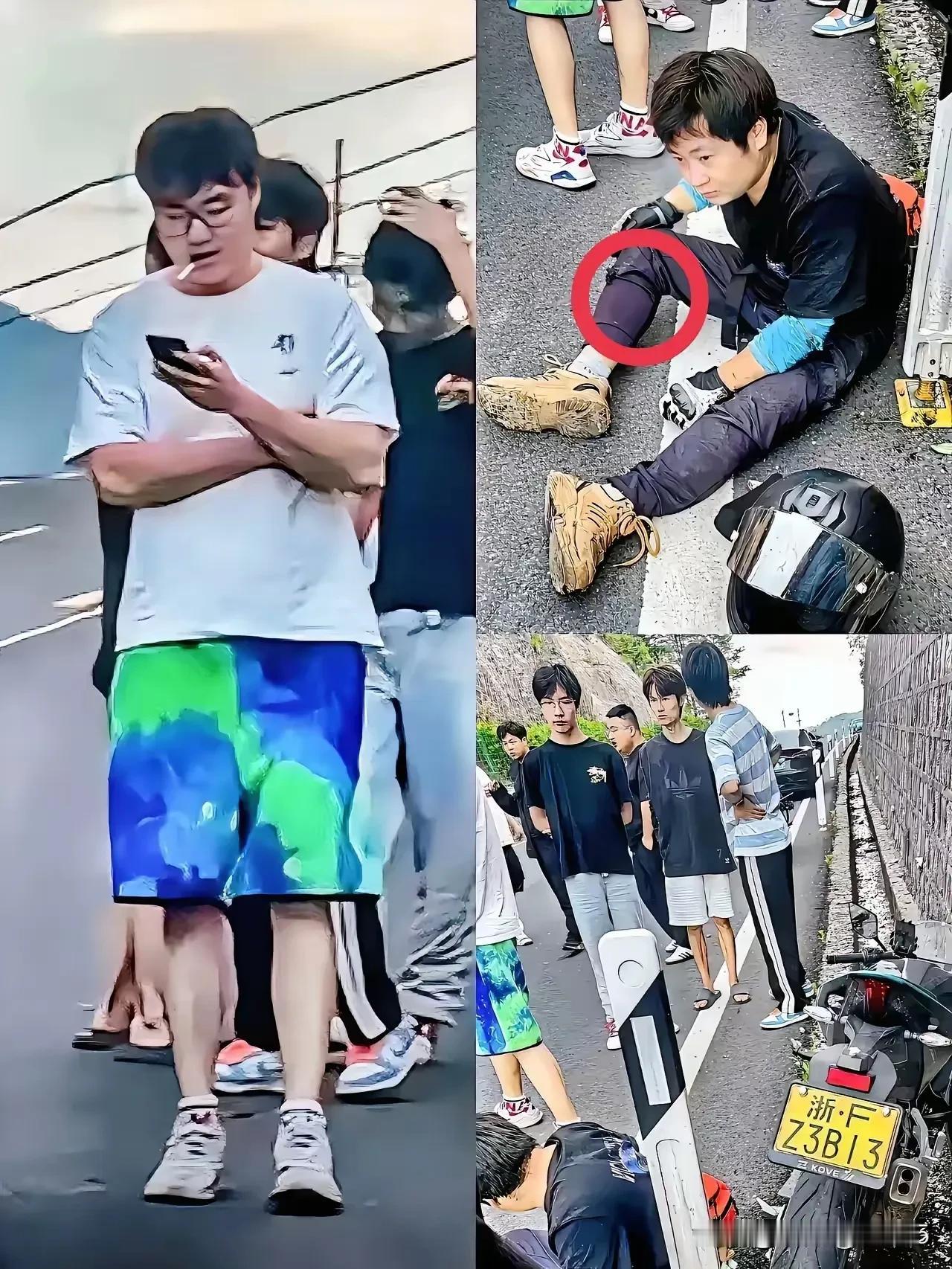 宁波街头保时捷撞人现场，车主叼烟刷手机，伤者满地哀嚎无人管。
伤者骨折呻吟，保时