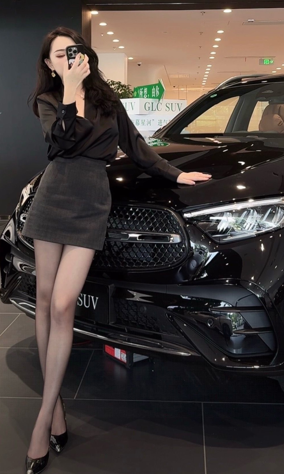 奔驰GLC也比较受小姐姐们的欢迎 ​​​