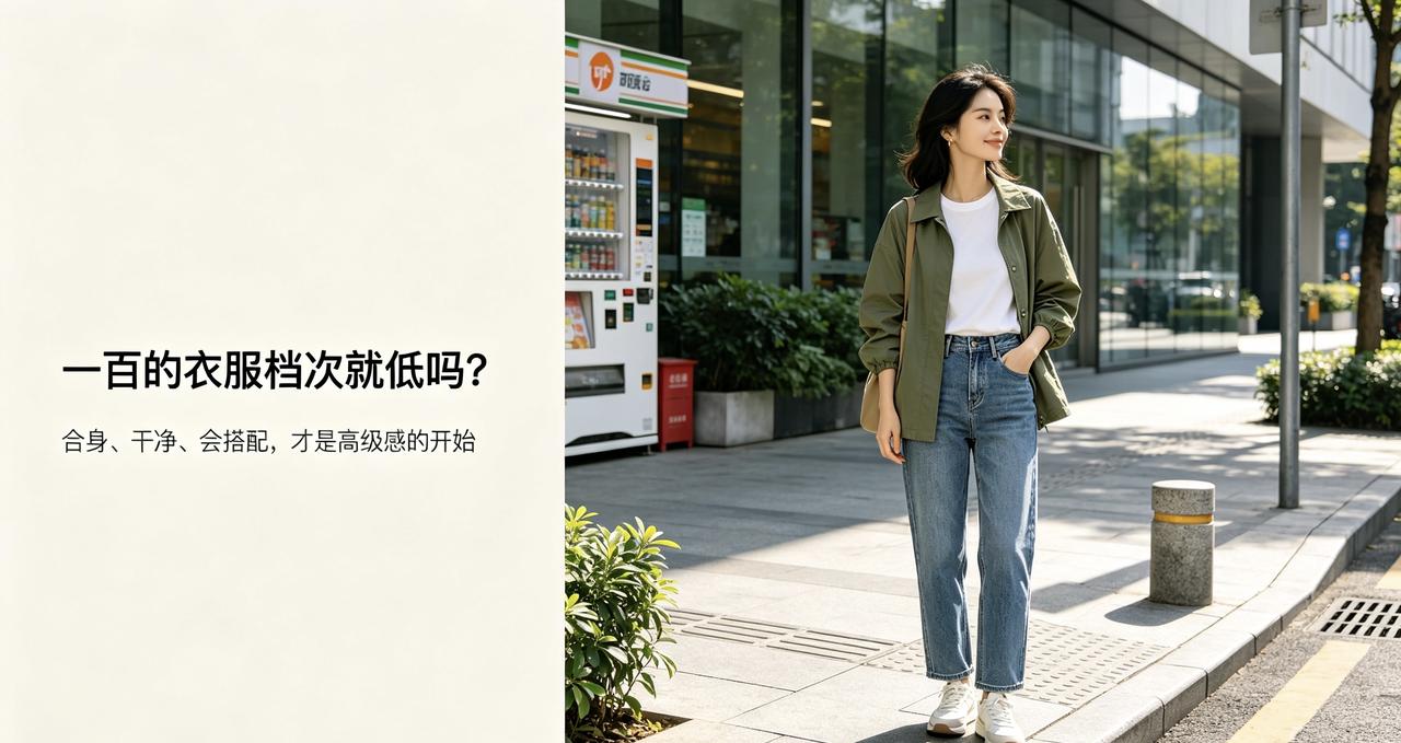 一百的衣服档次就低吗?一百的衣服档次就低吗
衣服的档次，从来不是价格标签决定的。