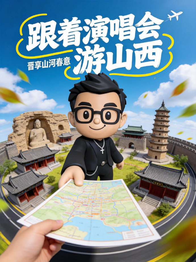 山西文旅不让歌迷白来一趟一张演唱会门票走遍全山西跟着演唱会游山西山西诚意拉满！全