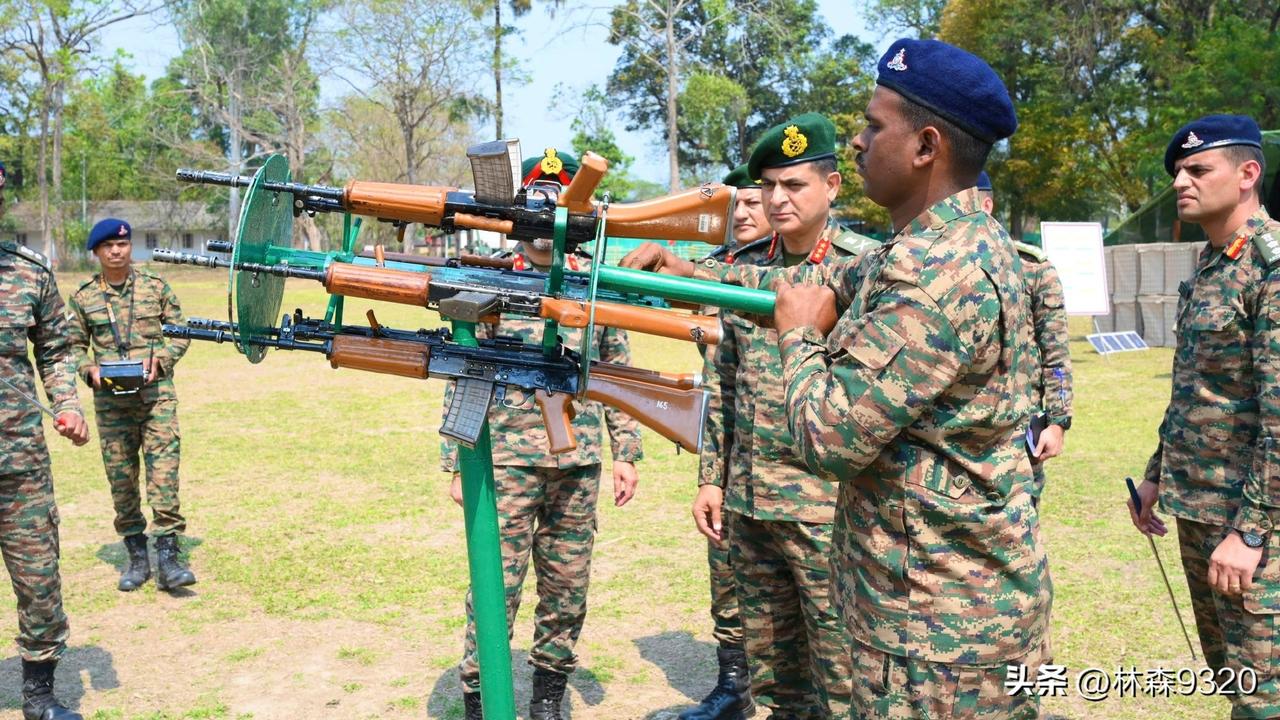 驻扎印度东北部阿萨姆邦巴克沙县的印度陆军第4军第21师炮兵搞的“十年转型技术吸收