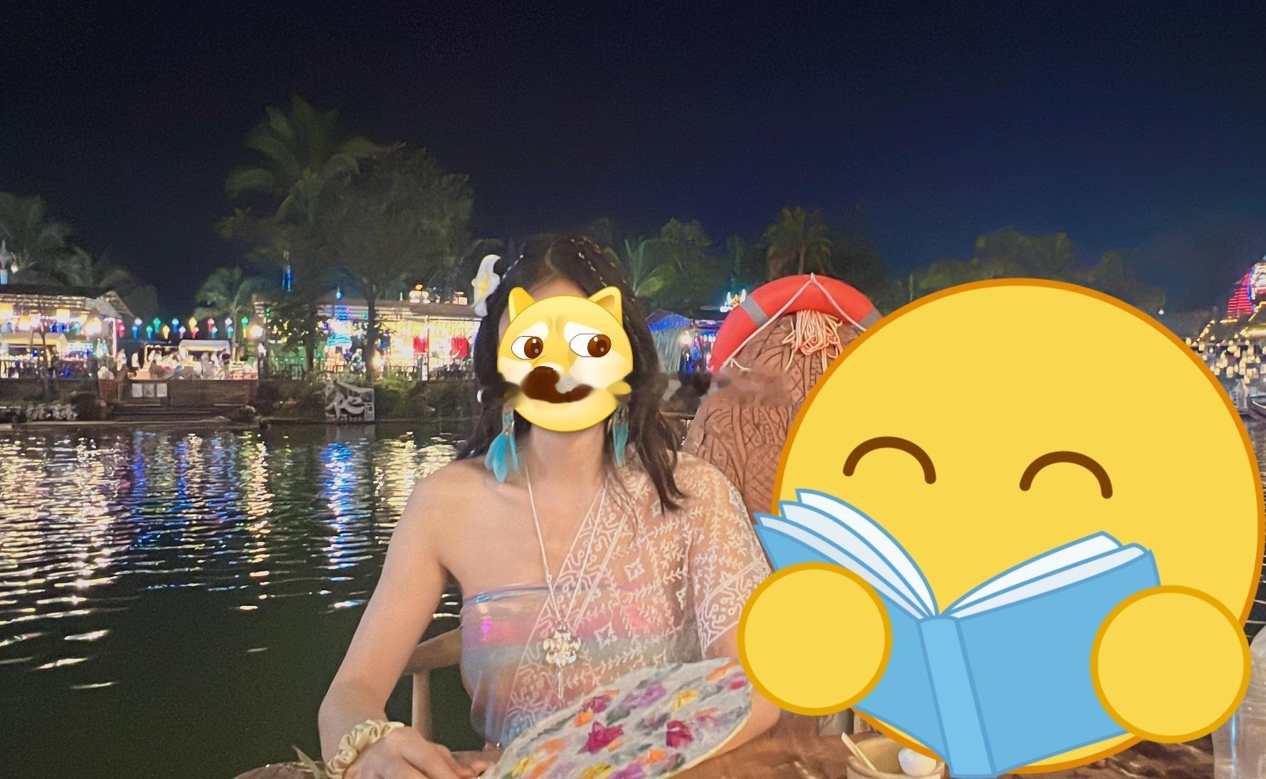 西双版纳的傣族姑娘太热情了！拼桌顺带把我的单也买了…[允悲]  ​​​