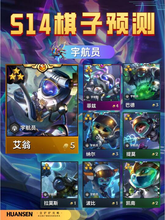 🔥S14棋子超前预测！！赛博系列
