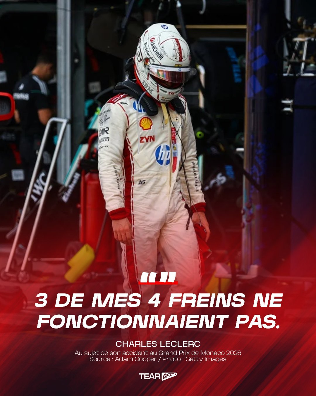 F12026f1摩纳哥大奖赛勒克莱尔主场退赛 勒克莱尔称，自己发生事故前不止两个