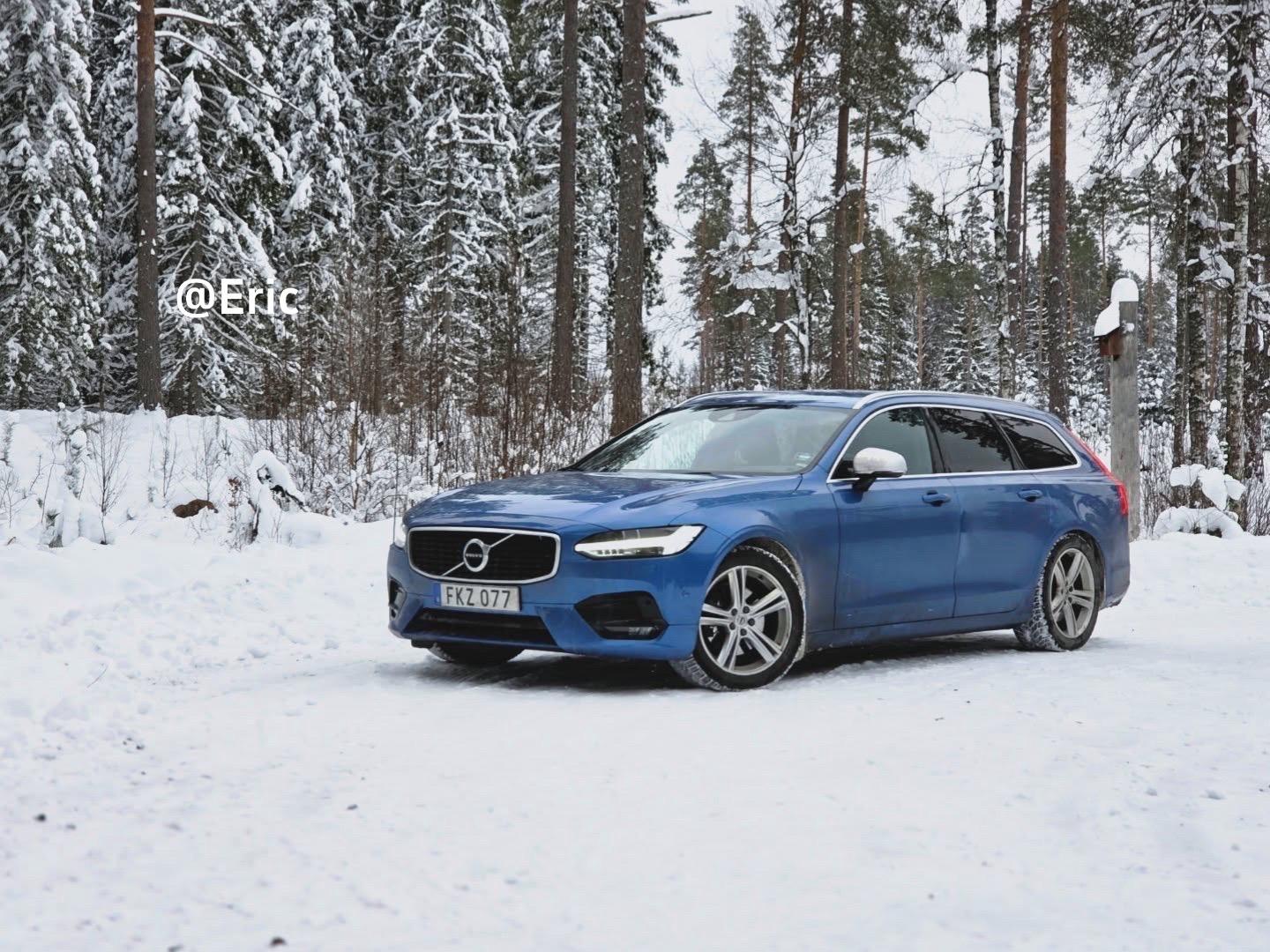 沃尔沃&雪；绝配。