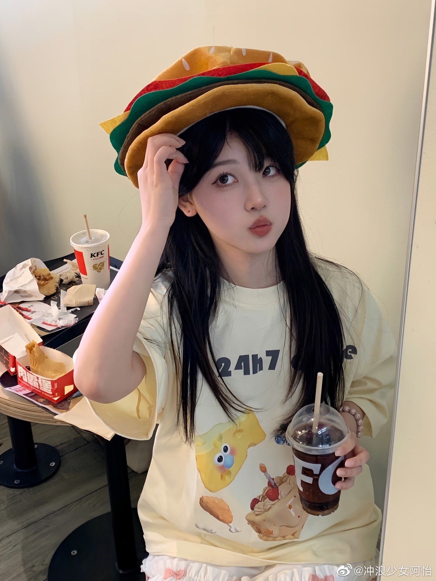 这个味道不错我很喜欢🍔🍟