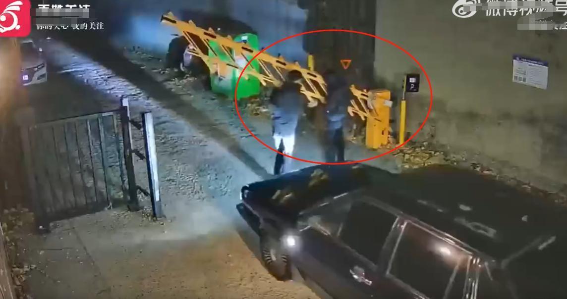 11 月 27 日河北一小区，四名 16 - 17 岁未成年人乘无牌黑车尾随前车