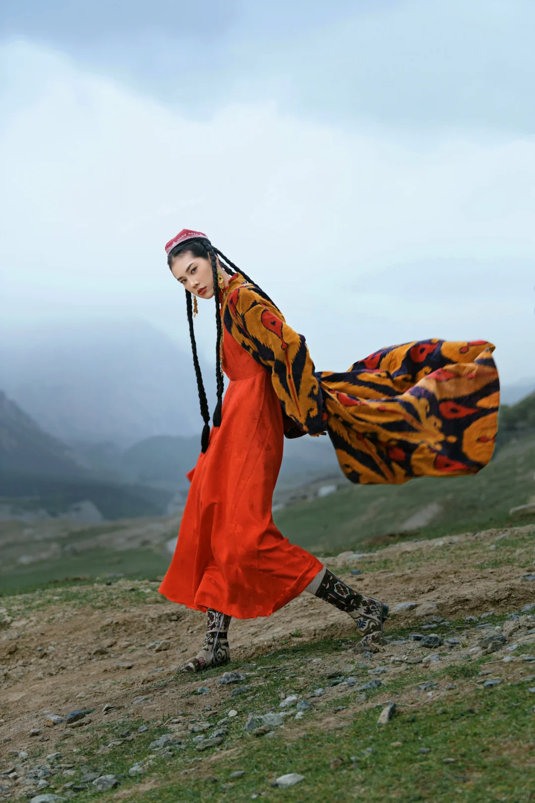 帕米尔高原的维吾尔族姑娘～