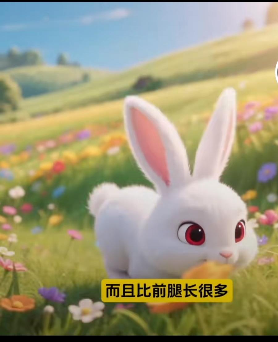 兔子为什么总爱蹦跳?
兔子天生依靠蹦跳移动，这是千万年演化形成的生存技能。野外兔