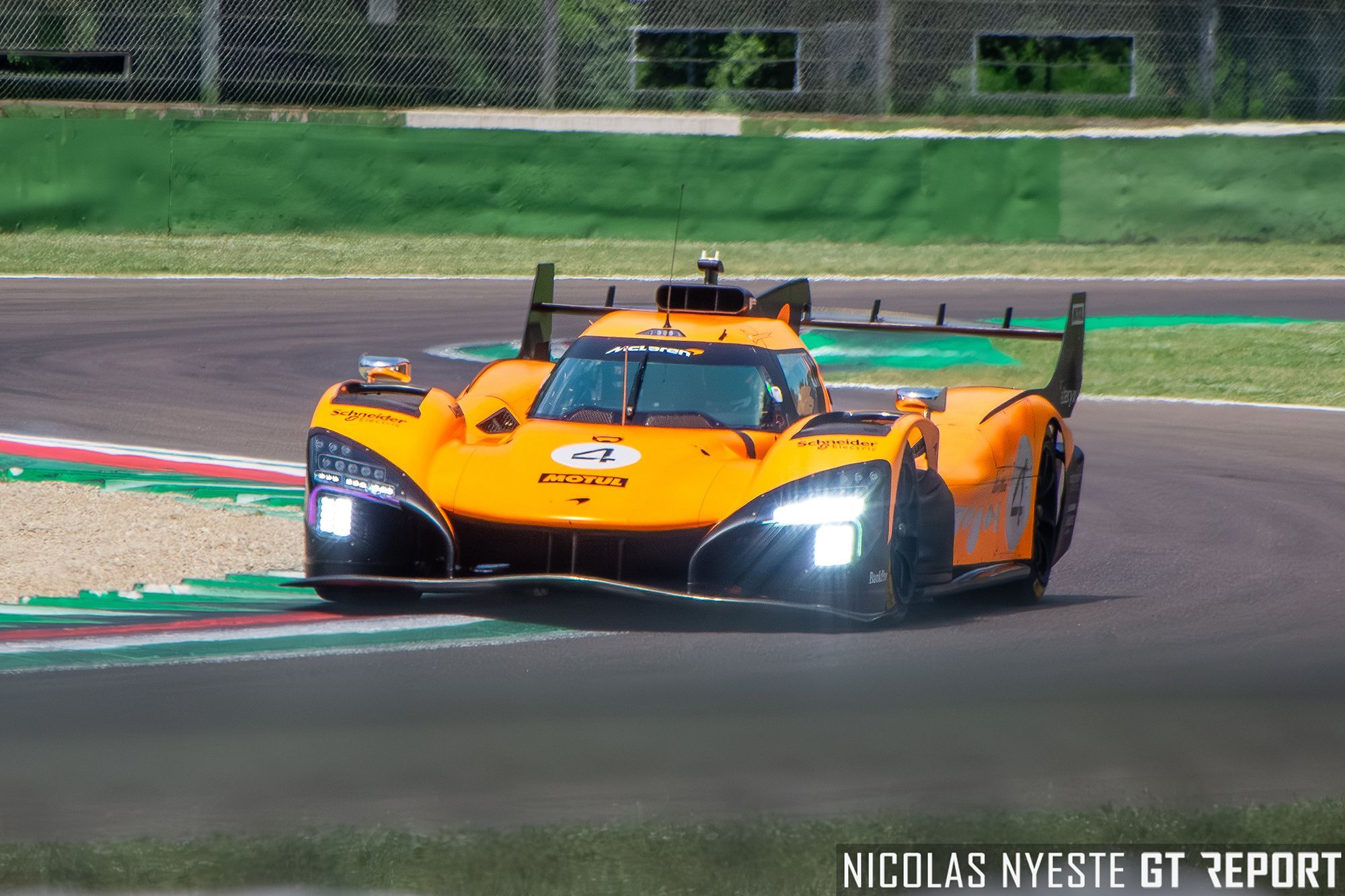 wec世界耐力锦标赛 迈凯轮在伊莫拉测试的Hypercar 