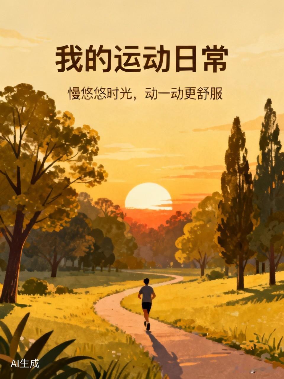 不用逼自己高强度虐汗，就选自己舒服的方式动一动
早上出门散散步、跳会儿操，或者傍