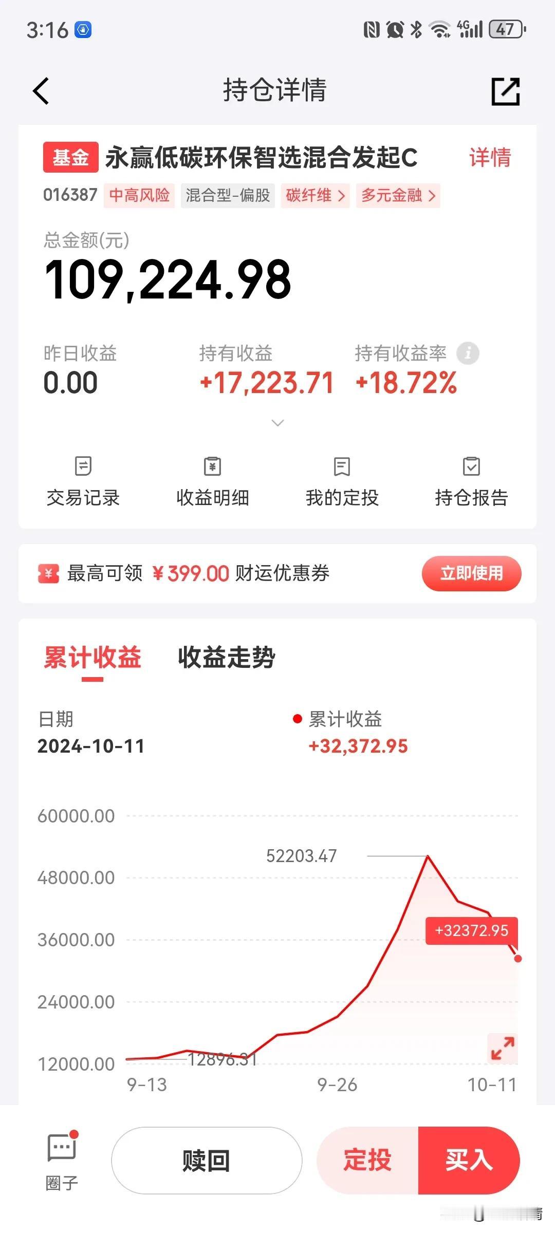 低空经济继续持有，今天加仓了军工电子！#基金#