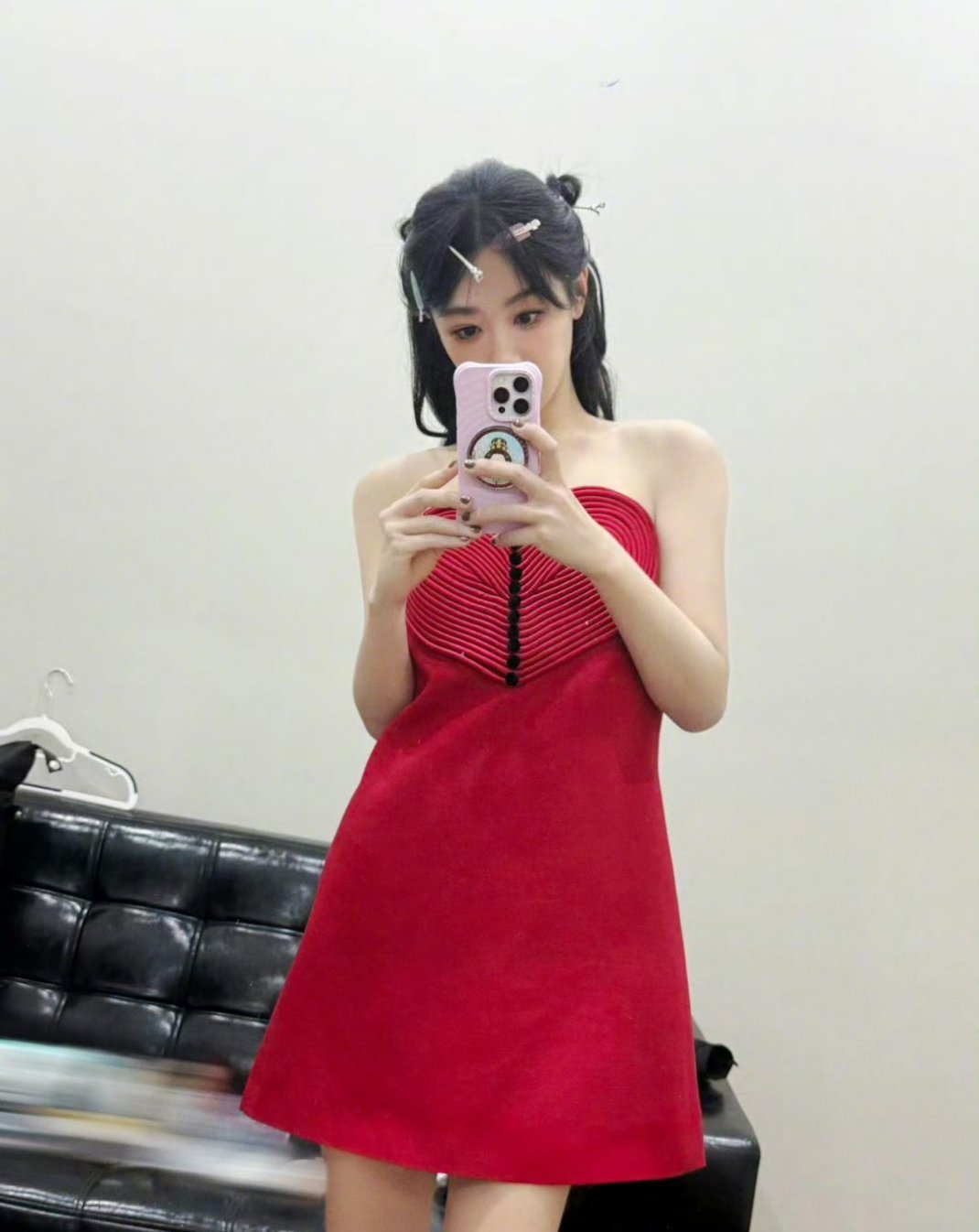 好美的杨紫 可爱的piupiu 咱就是说piupiu这头发……有点东西哈