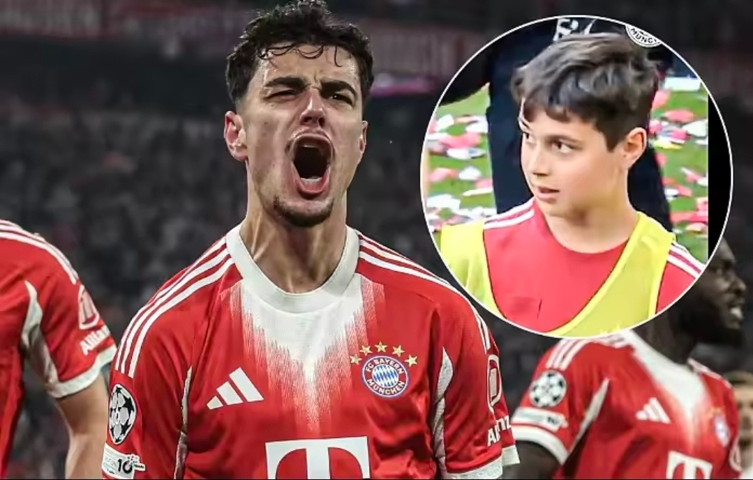 圆梦安联！帕夫洛维奇欧冠建功，8年前还是球场小球童。欧冠1/4决赛，拜仁主场击败