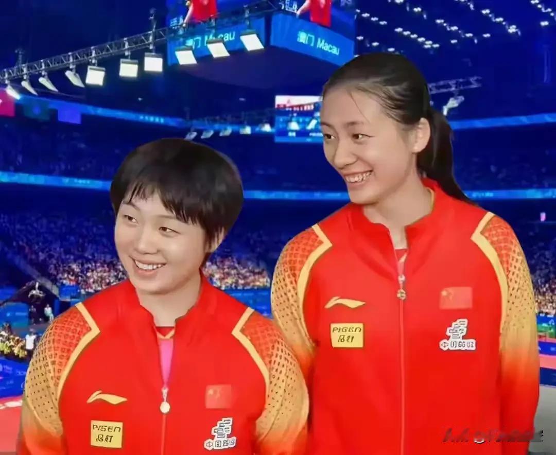 大家发现没有，WTT新加坡大满贯，国乒女双意外出局了。
蒯曼、陈熠1‑3输给日本