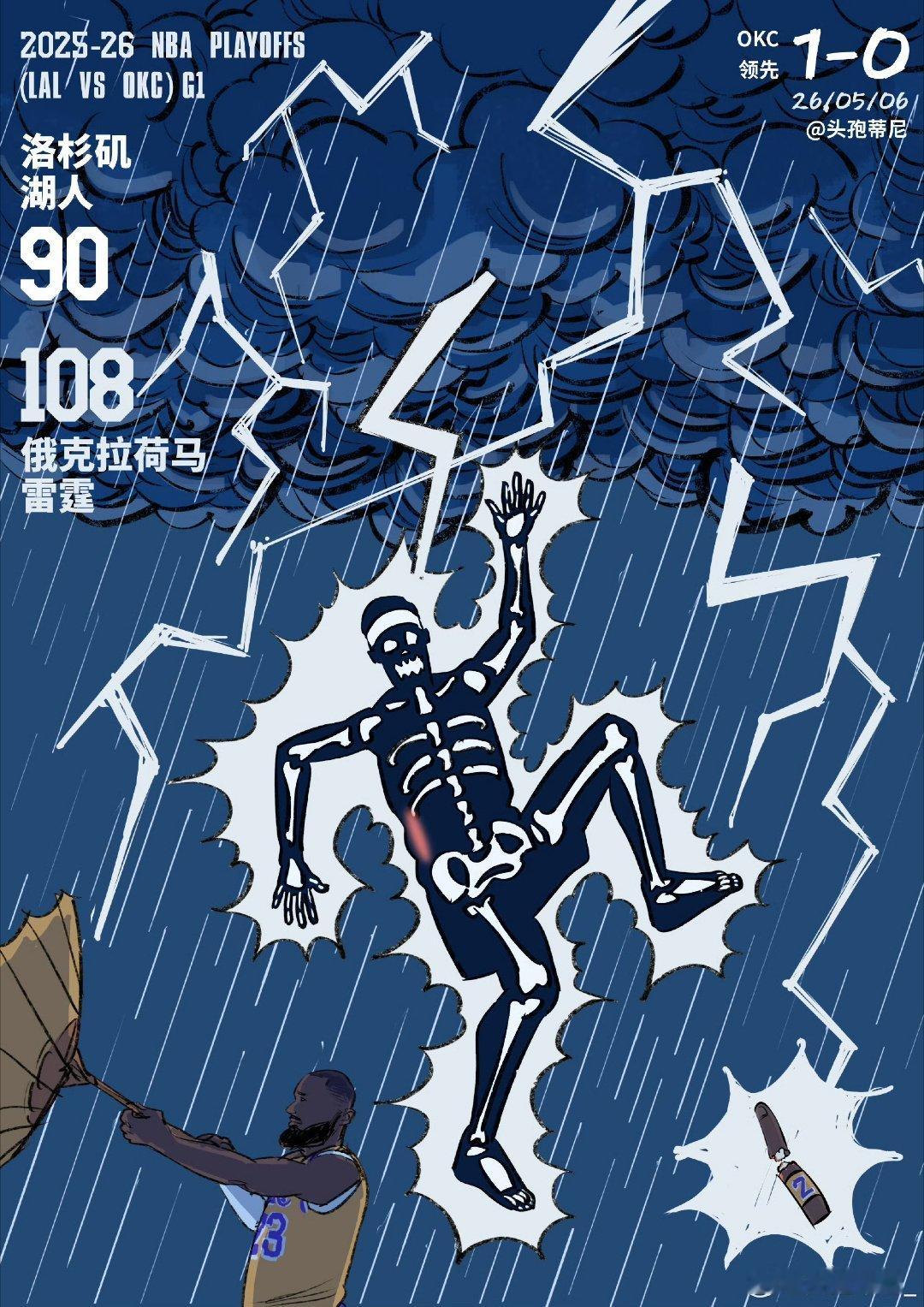 小里被雷劈了
