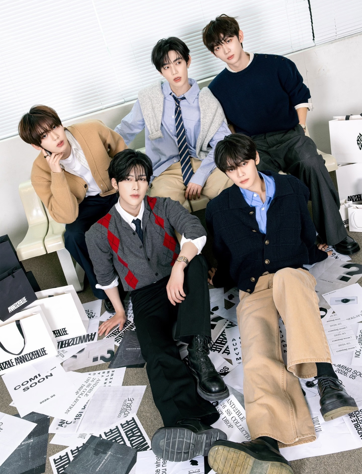 今年6月的wvscon全体阵容已公开其中包含了乐华新男团AND2BLE，也是他们