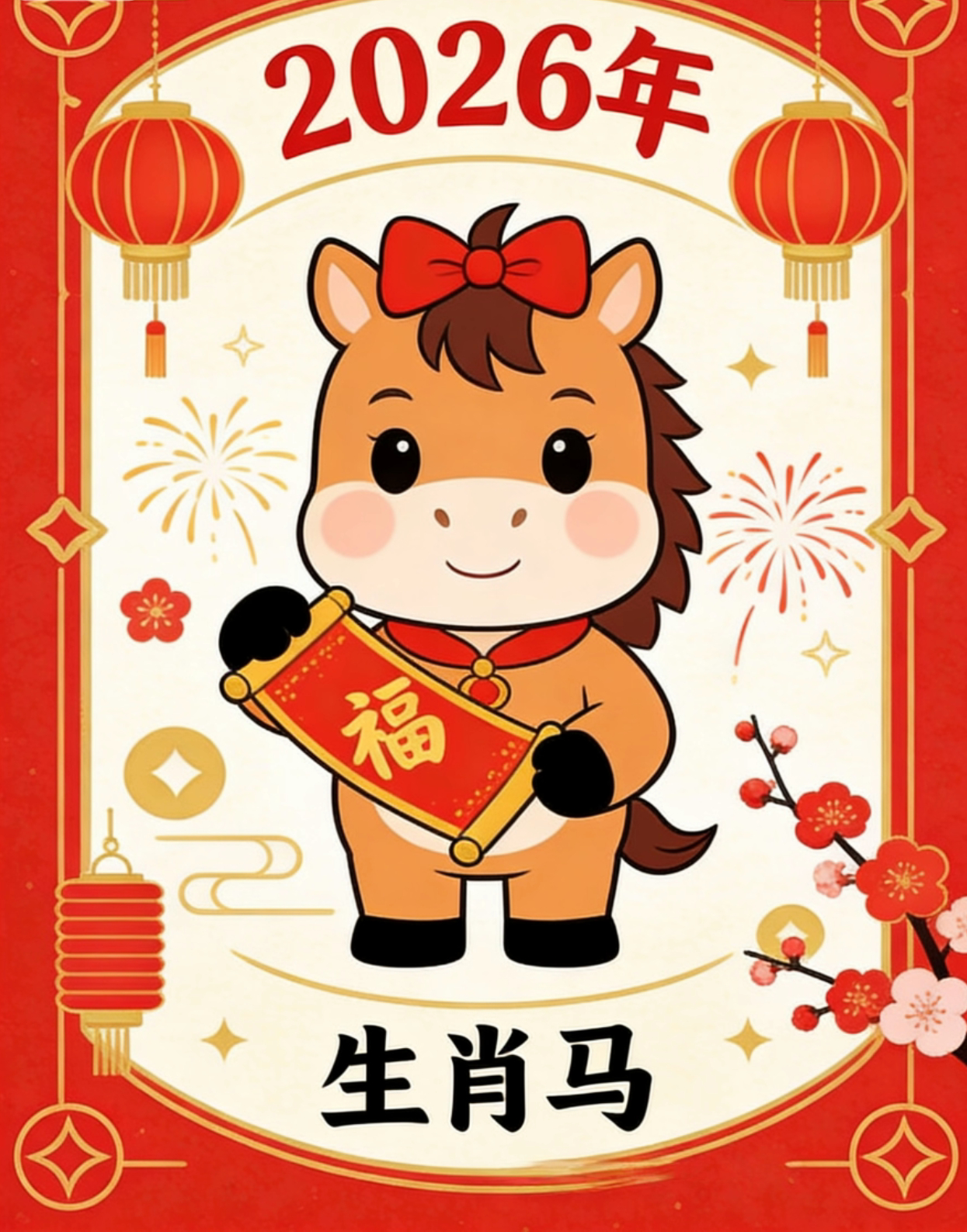 AI过新年马上有福 AI过新年，马上有福气今年春节，最有新意的过年方式，莫过于用