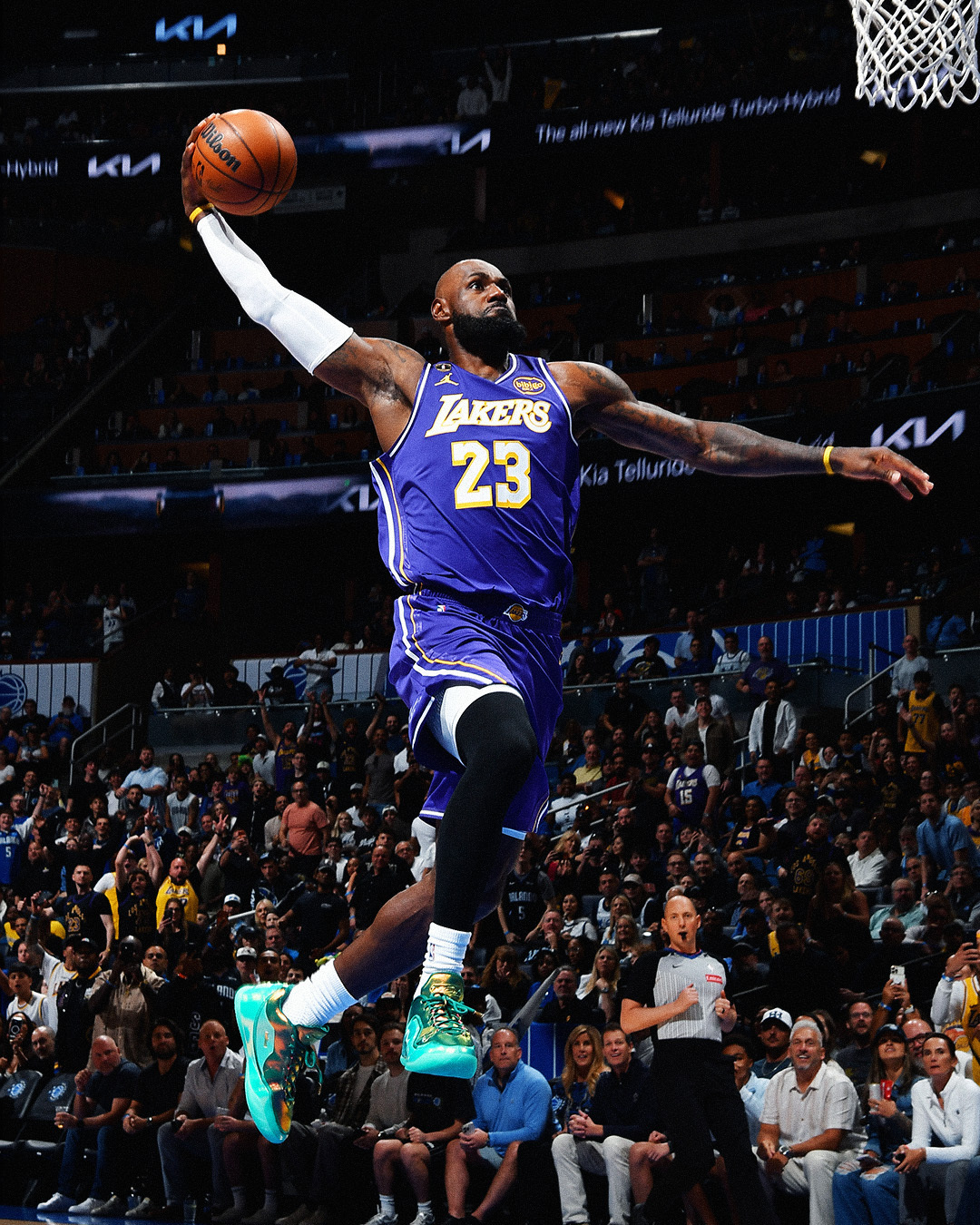 THE KING 👑我来看看怎么个事湖人vs魔术詹姆斯NBA