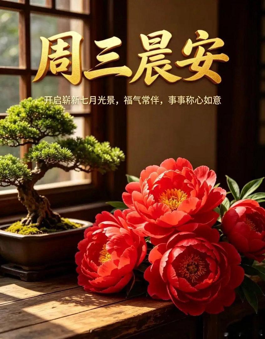 各位粉丝朋友们早安告别六月，迎接七月，看淡世事纷扰。愿我们守住健康，留住平安，结