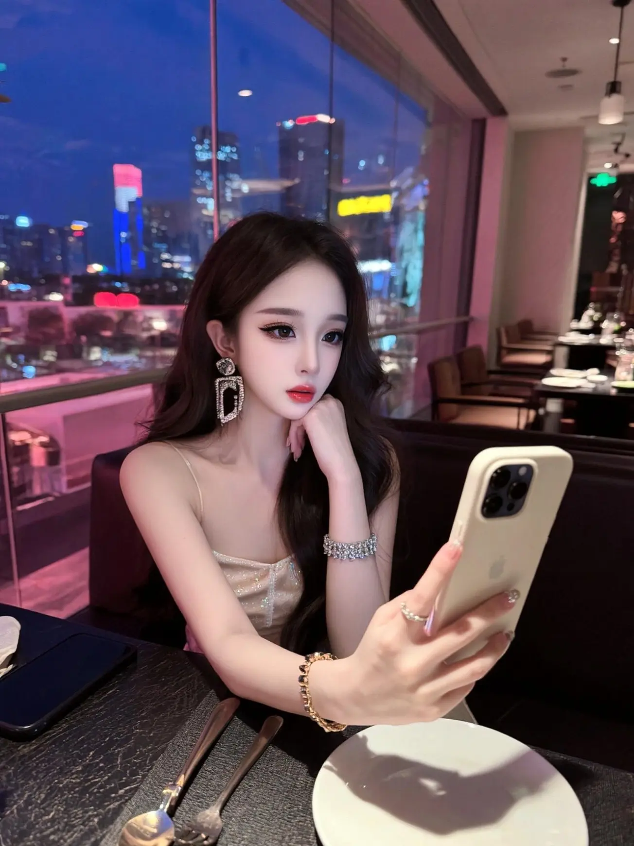 高颜值美女 新手小白 丹凤眼了解一下 大逃杀 捏脸